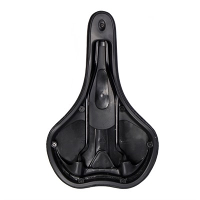 Седло велосипедное MTB COMIRON DART M001 270X195, Технологии: DW, ED. Верх: PU с прессованым принтом/Цвет: Чёрный /уп 30/