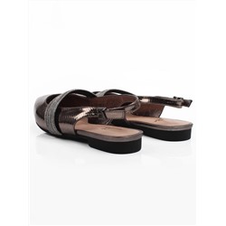 08-B35F-130RD BROWN/BRONZE Босоножки женские (натуральная кожа)