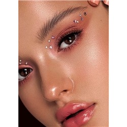 Стразы самоклеящиеся для лица, тела и волос. 165 штук, 4 размера.