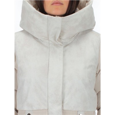 THD-608YC BEIGE Пальто зимнее женское (био-пух)