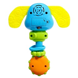 Музыкальная погремушка звук, свет, цвета МИКС
