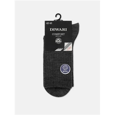 DIWARI COMFORT Теплые носки в рубчик с шерстью