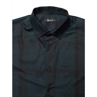 009J Мужская рубашка JenTa зеленый