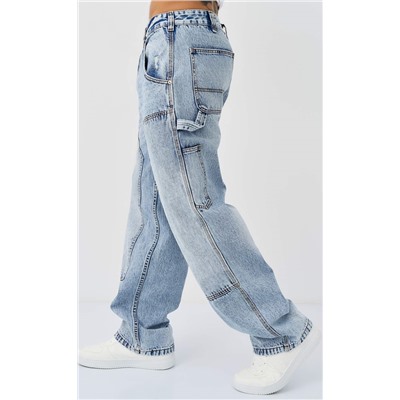 Джинсы муж. F611-0127 l.blue