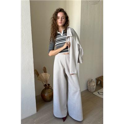 Брюки эко-замша  BASE102/01/Бежевый