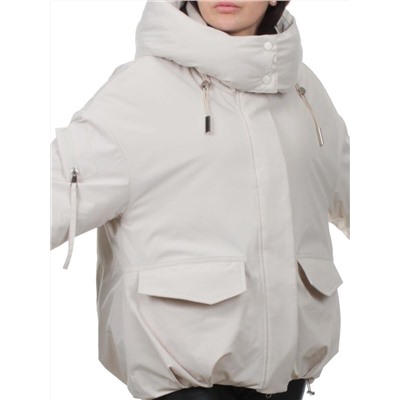 H24-816 LT. BEIGE Куртка зимняя женская (150 гр. холлофайбер)