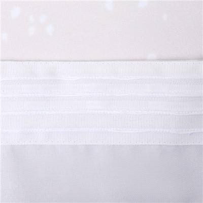 Шторы «Этель» Winter ranc, 145×260 см, 2 шт., 140 г/м²