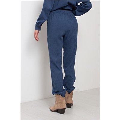 Брюки вельветовые синие Мари №1