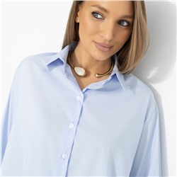 Рубашка асимметричного кроя, Слово за формой (голубая)