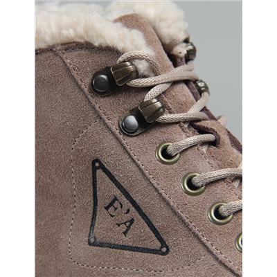 Ботинки ED'ART 243.212131'w. Капучино замша