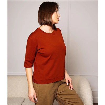 Футболка #КТ0467-55, терракотовый