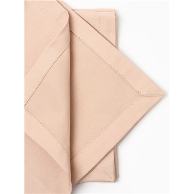 Набор салфеток сервировочных «Этель. Праздничный стол», 40×40 см - 2 шт., с декоративными кольцами, 100% хлопок