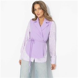 Рубашка с имитацией многослойности, Собрание идей (сирень)