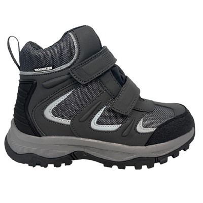 Ботинки зима Зебра 18855-10 сер ( 1,5)