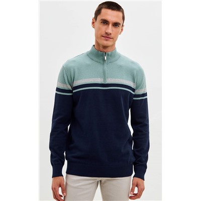 Джемпер P521-1523 navy-mint