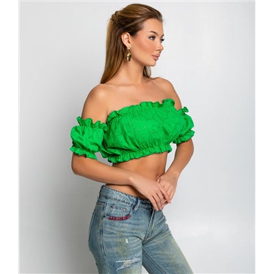 Топ #ОБШ1409, зелёный