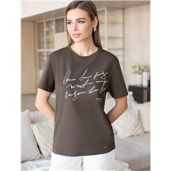 Футболка из премиального хлопка с авторским принтом