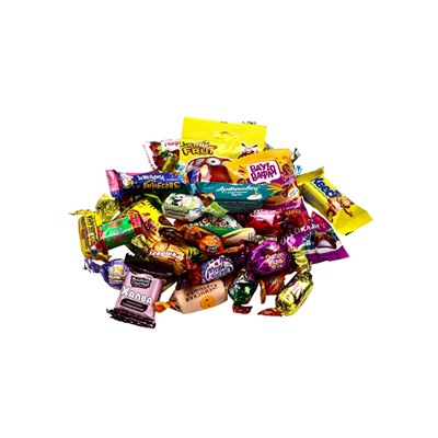 Сладкий новогодний подарок «Варежки», конфеты + игрушка, 500 г