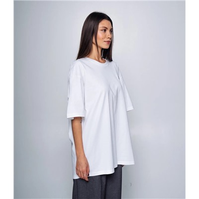 Футболка #КТ442, белый