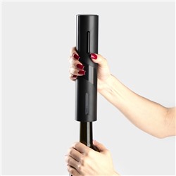 Штопор электрический Magistro Opium, 23×4.8 см, чёрный