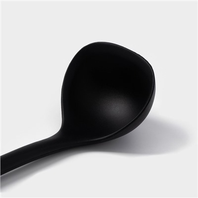 Половник Magistro Black, 28.5×8.5 см, нейлон, чёрный