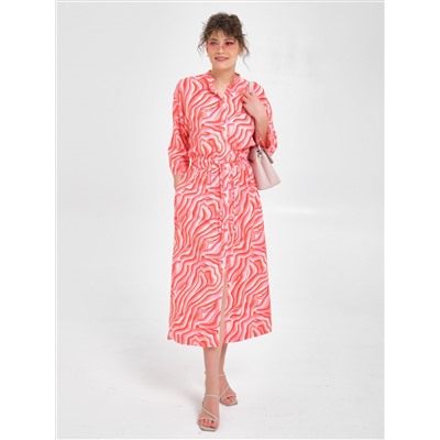 Платье из вискозы с принтом