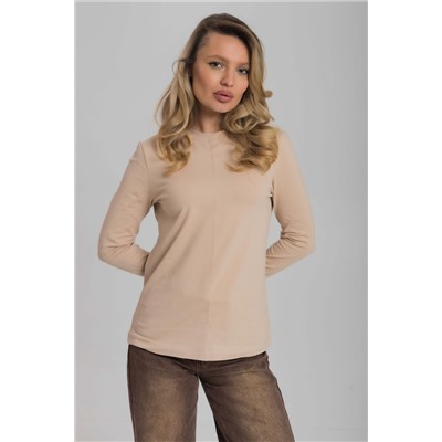 Лонгслив из кулирки с лайкрой М326003б