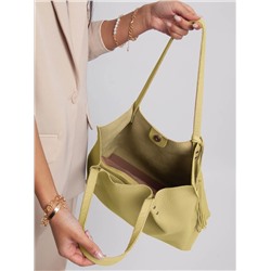 Женская кожаная сумка Richet 2055LN 895 Желтый