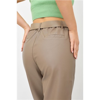 Джоггеры женские из экокожи К Арт. 9171