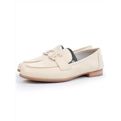 06-PDJ70-2 BEIGE Туфли женские (натуральная кожа)
