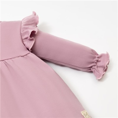 Платье и повязка Крошка, Я BASIC LINE, рост 62-68 см, розовый