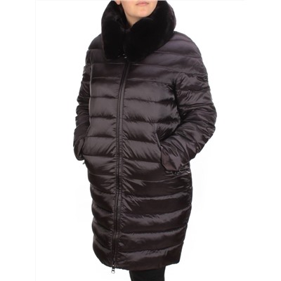 815 BLACK Пальто зимнее женское VISDEER (200 гр. тинсулейт)