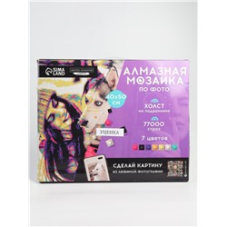 УЦЕНКА Алмазная мозаика по фото, на раме 40×50, полное заполнение, Pop Art
