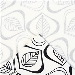 Комплект штор для кухни Этель Leaves, 149×180 см - 2 шт., подхваты - 2 шт., 100% хлопок