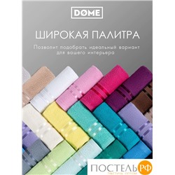 (1001) Полотенце (однотон) 30х50 см-10 шт Dome Harmonika Махра 440 г/м2 1001 Белоснежный (на бирке белый)