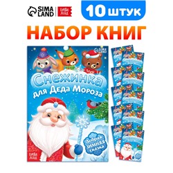 Набор книг «Снежинка для Деда Мороза», 10 шт.
