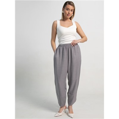 Брюки бохо (серые) Б15506-10М