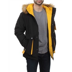 2170 BLACK YELLOW Куртка мужская зимняя облегченная (150 гр. холлофайбер)