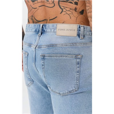 Джинсы муж. F611-0181 l.blue