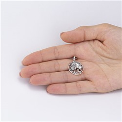 Серебряная подвеска "Телец" - 1338