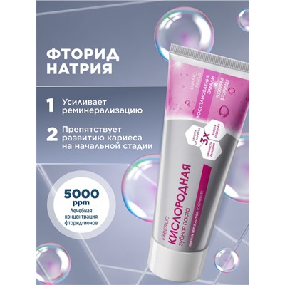 Кислородная профилактическая зубная паста «Восстановление эмали»