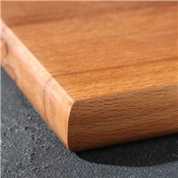 Доска разделочная Magistro, 30×20×2.5 см, дерево цельный массив бука