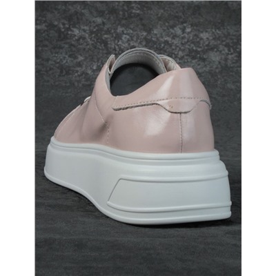 05-PDD215-5 LT. PINK Кроссовки женские (натуральная кожа)