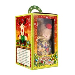 Сладкий новогодний подарок «Шалун», конфеты + игрушка, 300 г