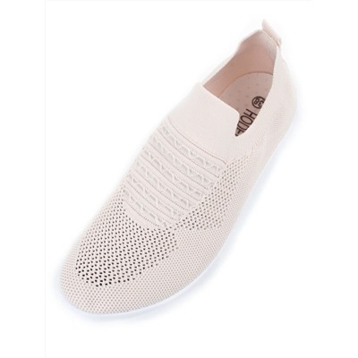 03-B360-26 LT. BEIGE Кроссовки женские (текстиль)