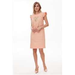 NiV NiV fashion 428 персиковый, Платье