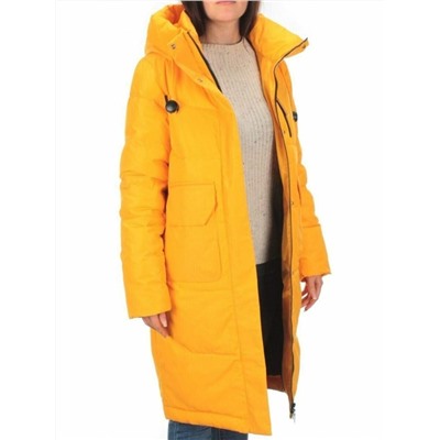 M-2258 YELLOW Пальто зимнее женское MEAJIATEER (био-пух)