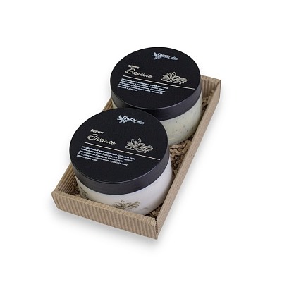 Набор подарочный №12 для тела ВАНИЛЬ (скраб Сорбе ВАНИЛЬ + крем Йогурт ВАНИЛЬ), ТМ ChocoLatte