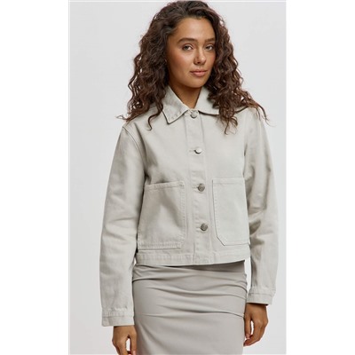 Куртка джинс F612-1269 l.beige