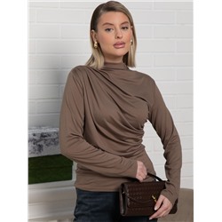 Лонгслив Тайна сердца (коричневый) Б15510-7М